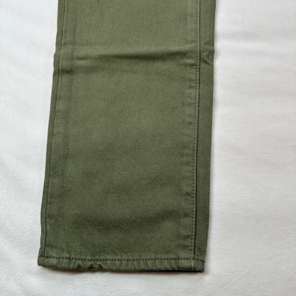 Levi's Wedge Straight Jeans 90's Gen Z Olive Green High Rise Size 26x26 NWT - Picture 2 of 16